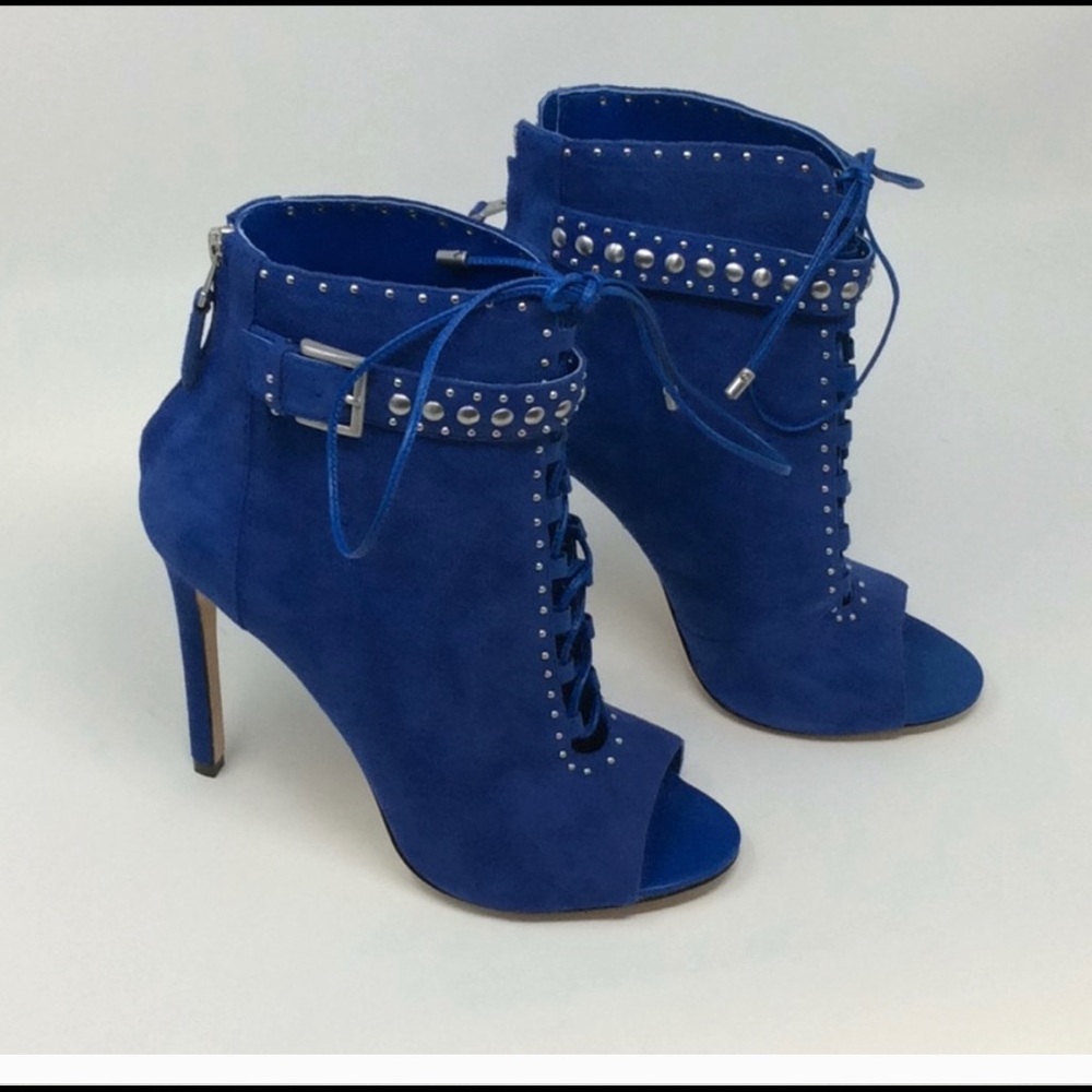 Brian Atwood peep toe booties